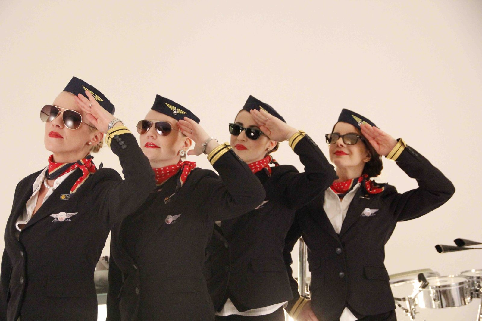 Airsisters auf der Bühne